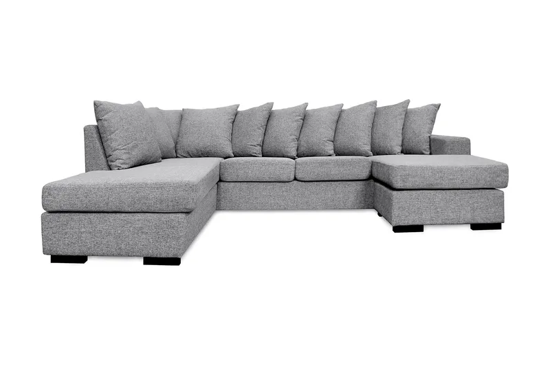 Nebraska U-soffa Vänster, Ljusgrå