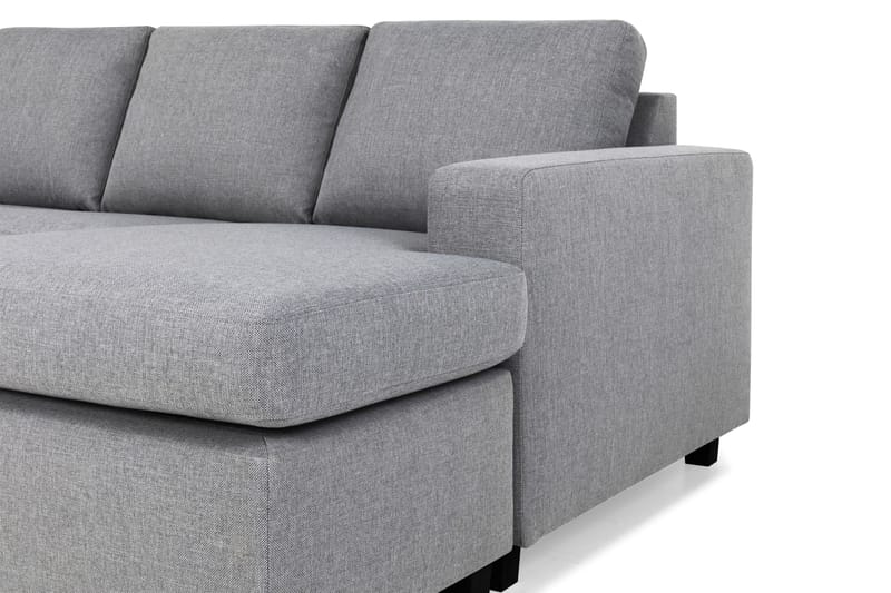 NEW YORK U-soffa Large Divan Höger Ljusgrå - Möbler - Vardagsrum - Soffor - U-soffor
