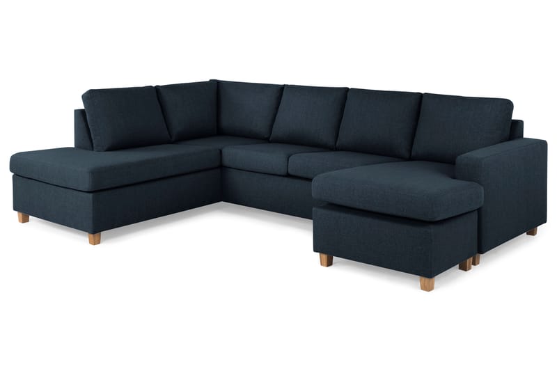 NEW YORK U-soffa Large Divan Höger Mörkblå - Möbler - Vardagsrum - Soffor - U-soffor