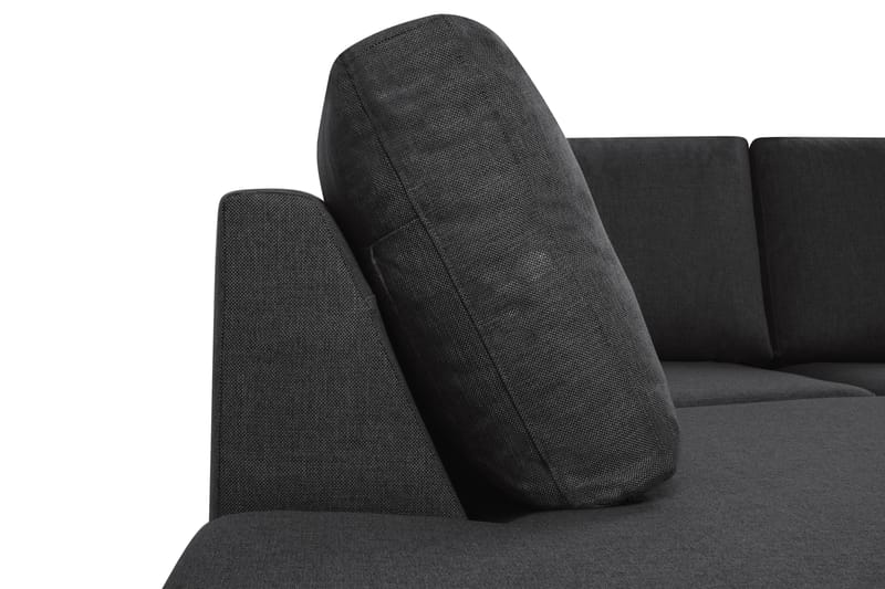 NEW YORK U-soffa XL Divan Höger Antracit - U-soffor