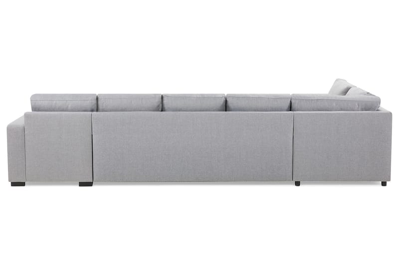 NEW YORK U-soffa XL Divan Höger Ljusgrå - U-soffor