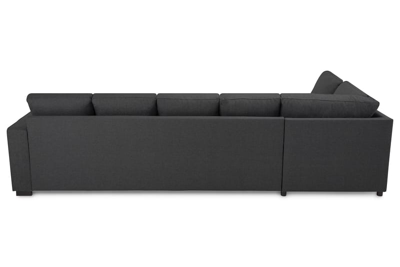 NEW YORK U-soffa XL Divan Höger Mörkgrå - U-soffor