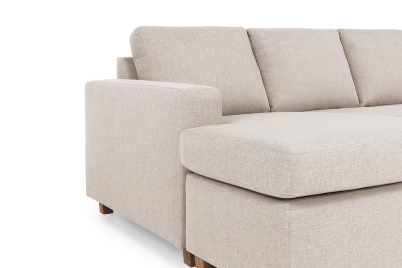 NEW YORK U-soffa XL Divan Vänster Beige - Möbler - Vardagsrum - Soffor - U-soffor