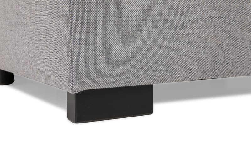 NEW YORK U-soffa XL Divan Vänster + Kuddar Ljusgrå - Möbler - Vardagsrum - Soffor - U-soffor