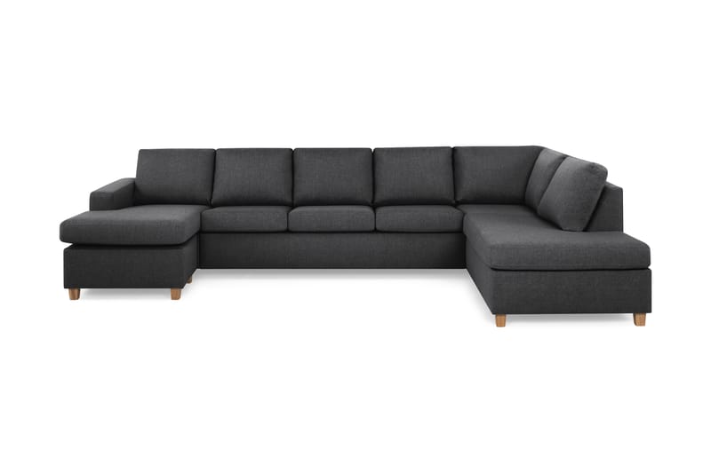 NEW YORK U-soffa XL Divan Vänster Mörkgrå - Möbler - Vardagsrum - Soffor - U-soffor
