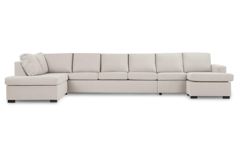 NEW YORK U-soffa XXL Divan Höger Beige - U-soffor