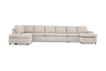 NEW YORK U-soffa XXL Divan Höger Beige