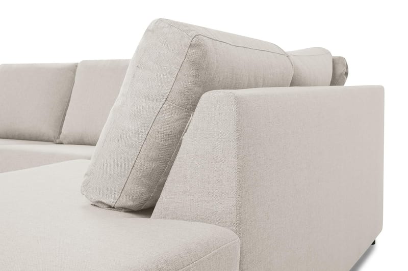 NEW YORK U-soffa XXL Divan Vänster Beige - Möbler - Vardagsrum - Soffor - U-soffor