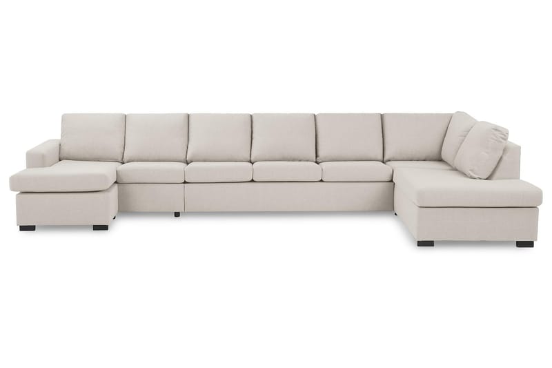 NEW YORK U-soffa XXL Divan Vänster Beige - Möbler - Vardagsrum - Soffor - U-soffor