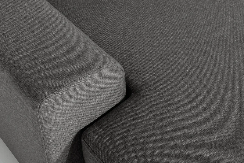 Ocean 4-sits Högervänd U-formad Soffa med Divan och Schäslong i Tyg - Mörkgrå - Möbler - Vardagsrum - Soffor - U-soffor