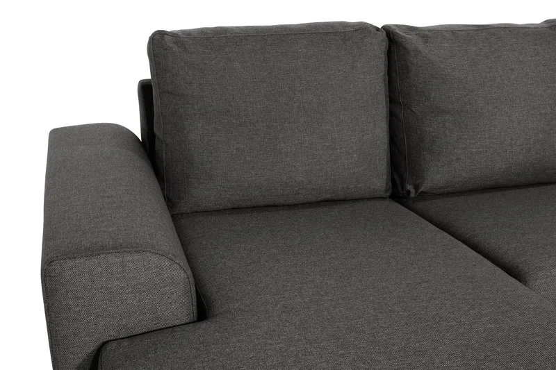 Ocean 4-sits Högervänd U-formad Soffa med Divan och Schäslong i Tyg - Mörkgrå - Möbler - Vardagsrum - Soffor - U-soffor