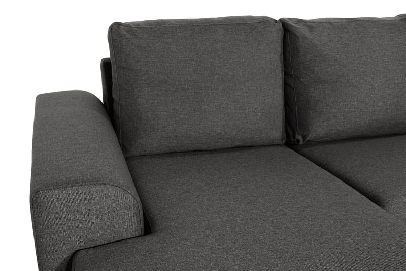 Ocean 4-sits Högervänd U-formad Soffa med Divan och Schäslong i Tyg - Mörkgrå - Möbler - Vardagsrum - Soffor - U-soffor