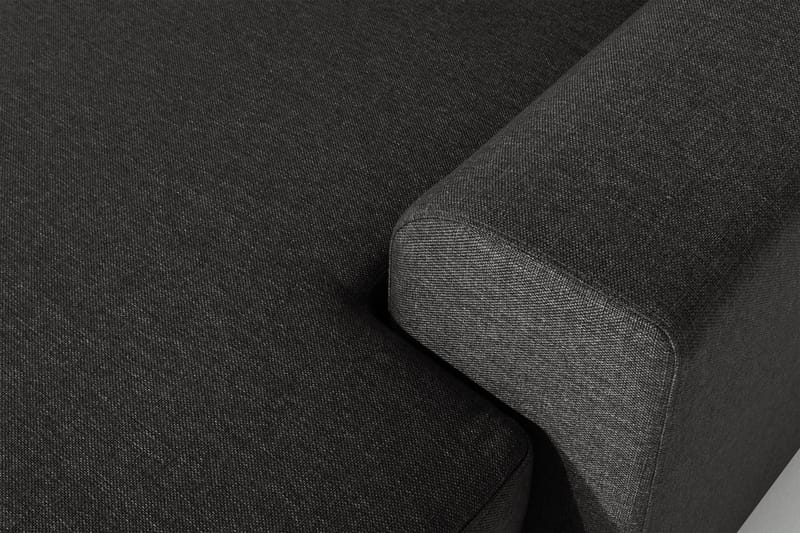 Ocean 5-sits Högervänd U-formad Large Soffa med Divan och Schäslong i Tyg - Svart - Möbler - Vardagsrum - Soffor - U-soffor