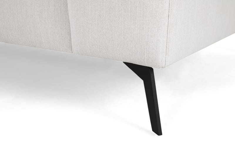 Ocean Lyx 6-sits Vänstervänd U-formad Soffa med Divan och Schäslong + Fotpall i Tyg - Ljusgrå - Möbler - Vardagsrum - Soffor - U-soffor