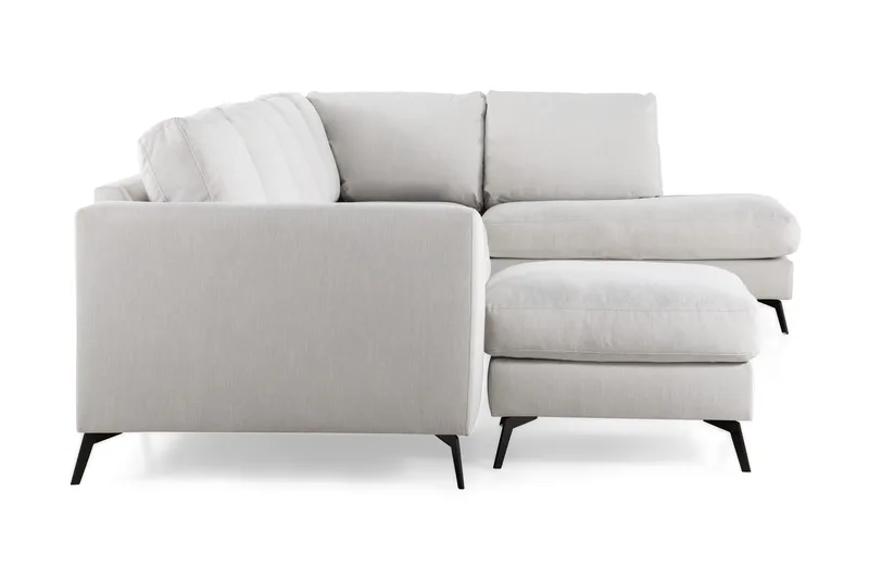 Ocean Lyx U-soffa med Schäslong Höger - Linnebeige - Möbler - Vardagsrum - Soffor - U-soffor