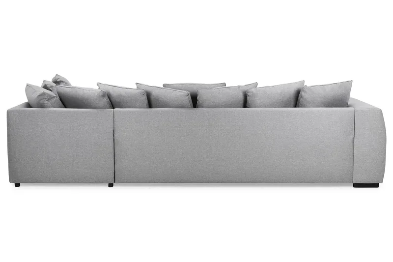 Optus 4-sits Högervänd U-formad Soffa med Divan och Schäslong i Tyg inkl Kuvertkuddar - Ljusgrå - Möbler - Vardagsrum - Soffor - U-soffor