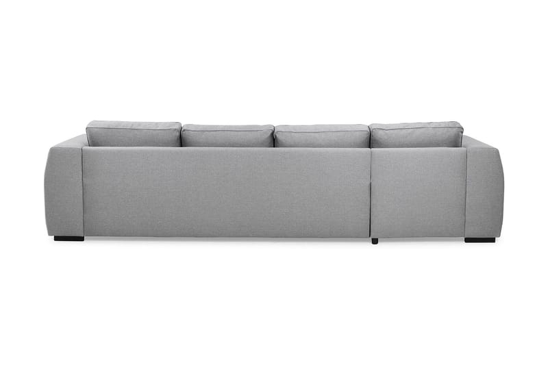Optus 4-sits U-formad Soffa med dubbeldivan i Tyg - Ljusgrå - Möbler - Vardagsrum - Soffor - U-soffor