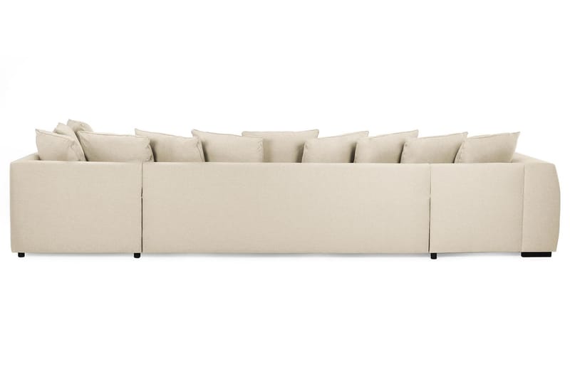 Optus 6-sits Högervänd U-formad Large Soffa med Divan och Schäslong i Tyg inkl Kuvertkuddar - Beige - Möbler - Vardagsrum - Soffor - U-soffor