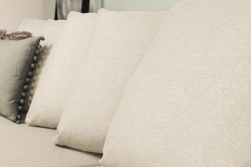 Optus 6-sits Högervänd U-formad Large Soffa med Divan och Schäslong i Tyg inkl Kuvertkuddar - Beige - Möbler - Vardagsrum - Soffor - U-soffor