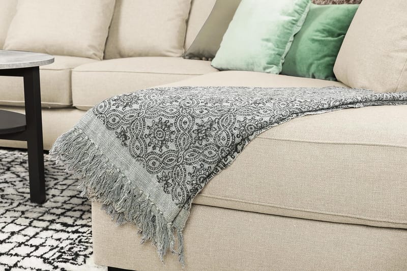 Optus 6-sits Högervänd U-formad Large Soffa med Divan och Schäslong i Tyg inkl Kuvertkuddar - Beige - Möbler - Vardagsrum - Soffor - U-soffor
