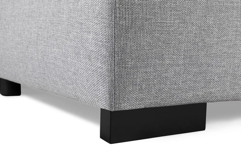 Optus 6-sits Högervänd U-formad Large Soffa med Divan och Schäslong i Tyg - Ljusgrå - Möbler - Vardagsrum - Soffor - U-soffor