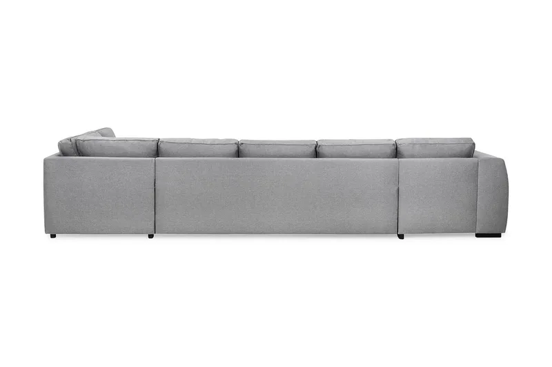 Optus 6-sits Högervänd U-formad Large Soffa med Divan och Schäslong i Tyg - Ljusgrå - Möbler - Vardagsrum - Soffor - U-soffor