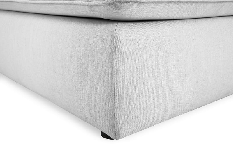 Optus Lyx 4-sits Högervänd U-formad Soffa med Divan och Schäslong i Tyg - Grå - Möbler - Vardagsrum - Soffor - U-soffor