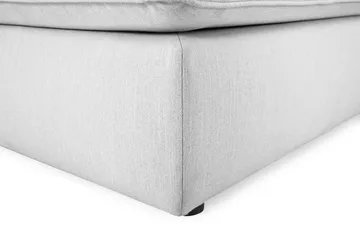 Optus Lyx 4-sits Vänstervänd U-formad Soffa med Divan och Schäslong i Tyg - Grå - Möbler - Vardagsrum - Soffor - U-soffor