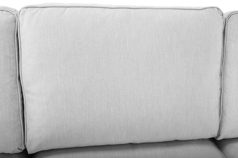 Optus Lyx 4-sits Vänstervänd U-formad Soffa med Divan och Schäslong i Tyg - Grå - Möbler - Vardagsrum - Soffor - U-soffor