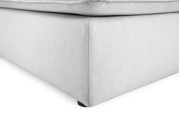 Optus Lyx 6-sits Högervänd U-formad Large Soffa med Divan och Schäslong i Tyg - Grå - Möbler - Vardagsrum - Soffor - U-soffor