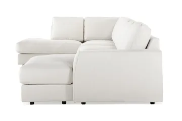 Optus Lyx 6-sits Vänstervänd U-formad Large Soffa med Divan och Schäslong i Tyg - Ljusgrå - Möbler - Vardagsrum - Soffor - U-soffor