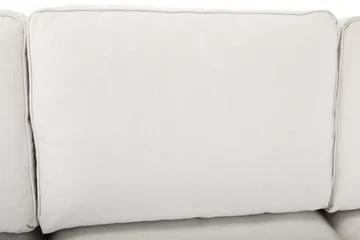 Optus Lyx 6-sits Vänstervänd U-formad Large Soffa med Divan och Schäslong i Tyg - Ljusgrå - Möbler - Vardagsrum - Soffor - U-soffor