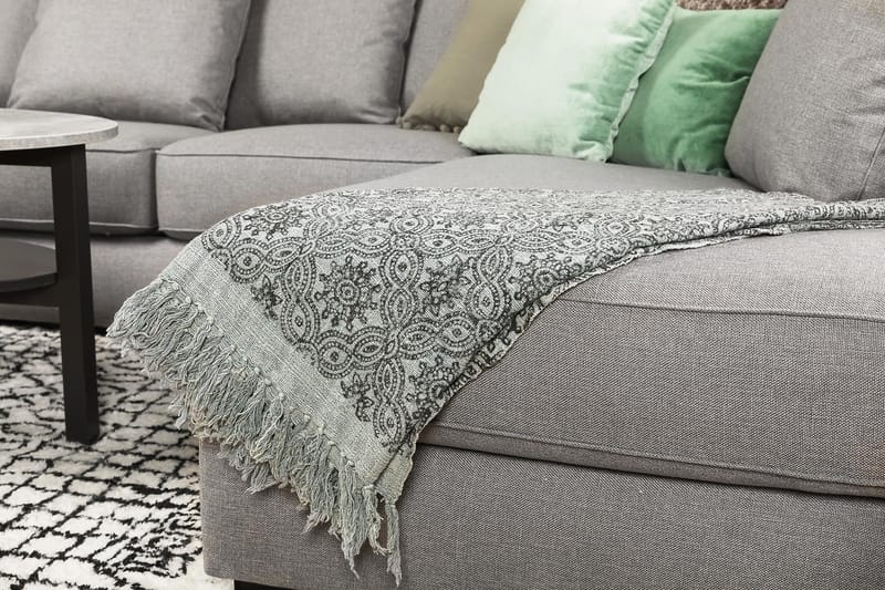 Optus U-soffa Large med Divan Vänster inkl Kuvertkuddar - Ljusgrå - Möbler - Vardagsrum - Soffor - U-soffor