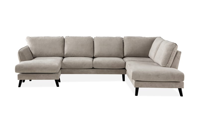 OSCAR LYX U-soffa med Divan Vänster Beige - U-soffor