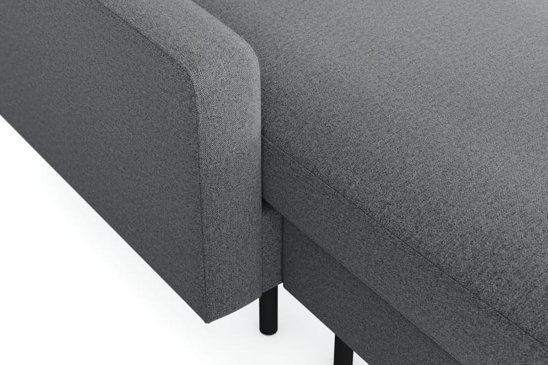 Peppe 4-sits Högervänd U-formad Soffa med Divan och Schäslong i Tyg - Ljusgrå - Möbler - Vardagsrum - Soffor - U-soffor