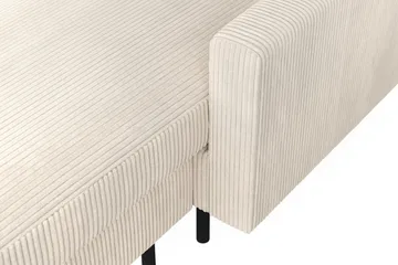 Peppe 4-sits Vänstervänd U-formad Soffa med Divan och Schäslong i Manchester - Beige - Möbler - Vardagsrum - Soffor - U-soffor