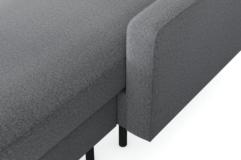 Peppe 4-sits Vänstervänd U-formad Soffa med Divan och Schäslong i Tyg - Ljusgrå - Möbler - Vardagsrum - Soffor - U-soffor