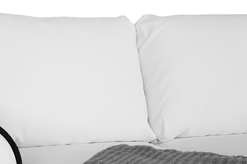 Porto 5-sits Högervänd U-formad Large Soffa med Divan och Schäslong i Konstläder - Vit - Möbler - Vardagsrum - Soffor - U-soffor