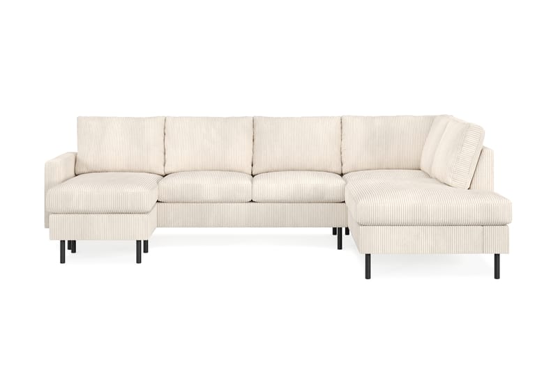 RACKO Soffa m. Divan och Schäslong 5-sits Höger Beige - U-soffor