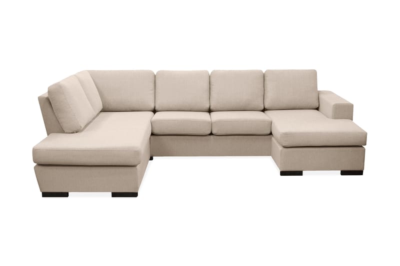 RHAPSODY U-soffa med Divan Höger Beige - U-soffor