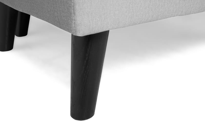 RIVALTA U-soffa Large med Divan Vänster Sammet Ljusgrå - Möbler - Vardagsrum - Soffor - U-soffor