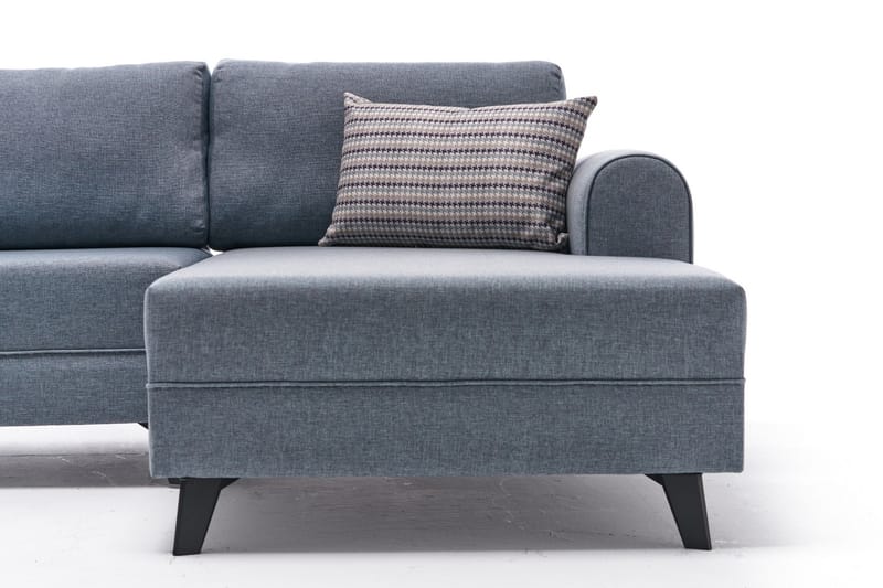 RODILLO U-soffa med Schäslong Vänster Blå/Svart - Möbler - Vardagsrum - Soffor - U-soffor
