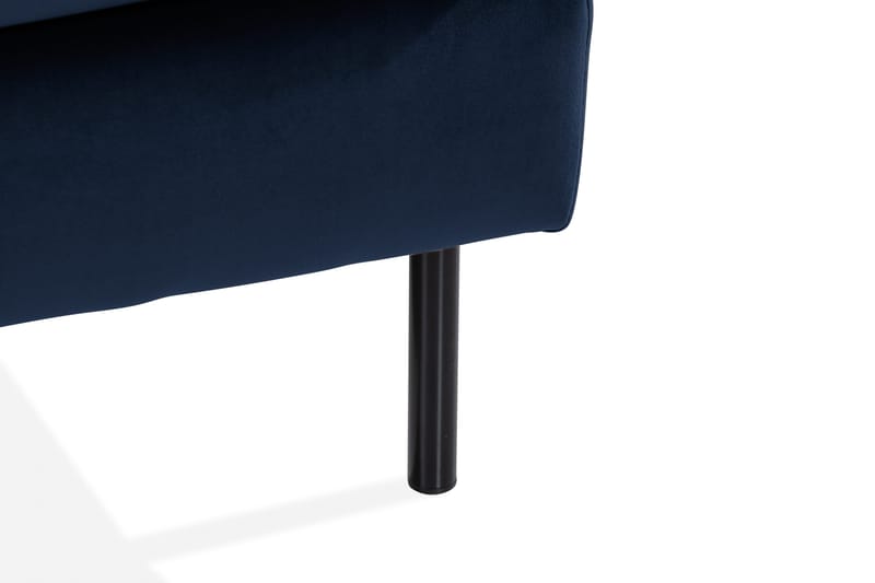 Teodin U-soffa med Divan Sammet Höger - Blå - Möbler - Vardagsrum - Soffor - U-soffor