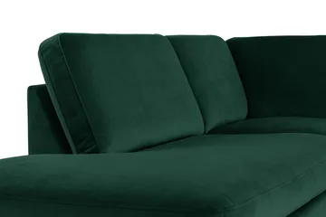 Teodin U-soffa med Divan Sammet Höger - Grön - Möbler - Vardagsrum - Soffor - U-soffor