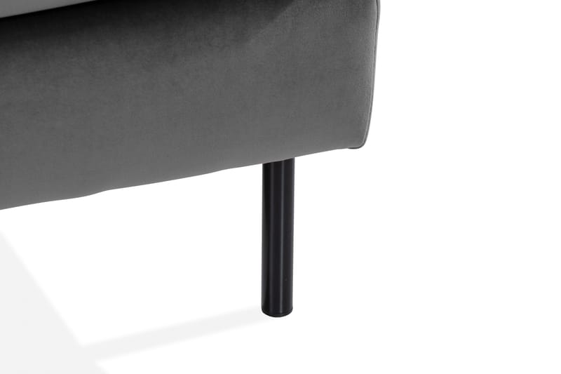 Teodin U-soffa med Divan Sammet Höger - Ljusgrå - Möbler - Vardagsrum - Soffor - U-soffor