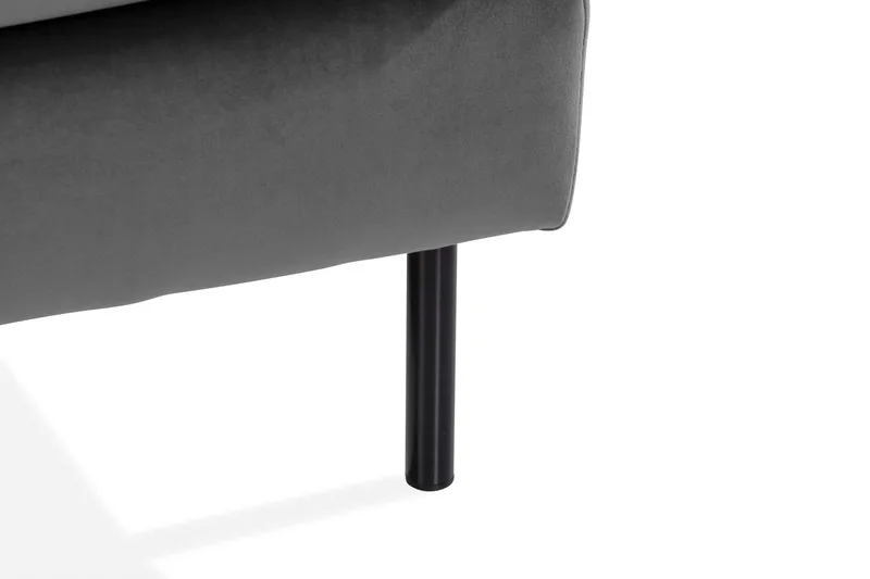 Teodin U-soffa med Divan Sammet Höger - Ljusgrå - Möbler - Vardagsrum - Soffor - U-soffor