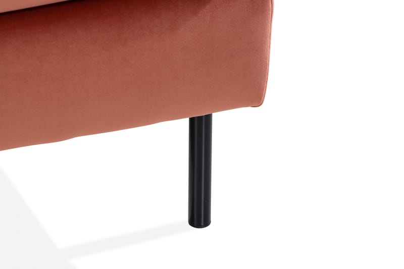 Teodin U-soffa med Divan Sammet Vänster - Rosa - Möbler - Vardagsrum - Soffor - U-soffor