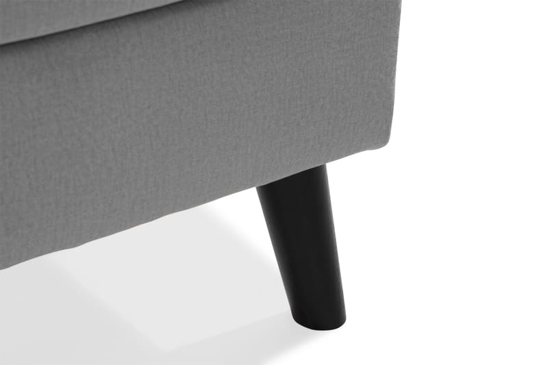 Trend 4-sits Högervänd U-formad Soffa med Divan och Schäslong i Sammet - Ljusgrå - Möbler - Vardagsrum - Soffor - U-soffor