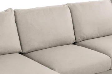 Trend 4-sits Högervänd U-formad Soffa med Divan och Schäslong i Tyg - Beige - Möbler - Vardagsrum - Soffor - U-soffor