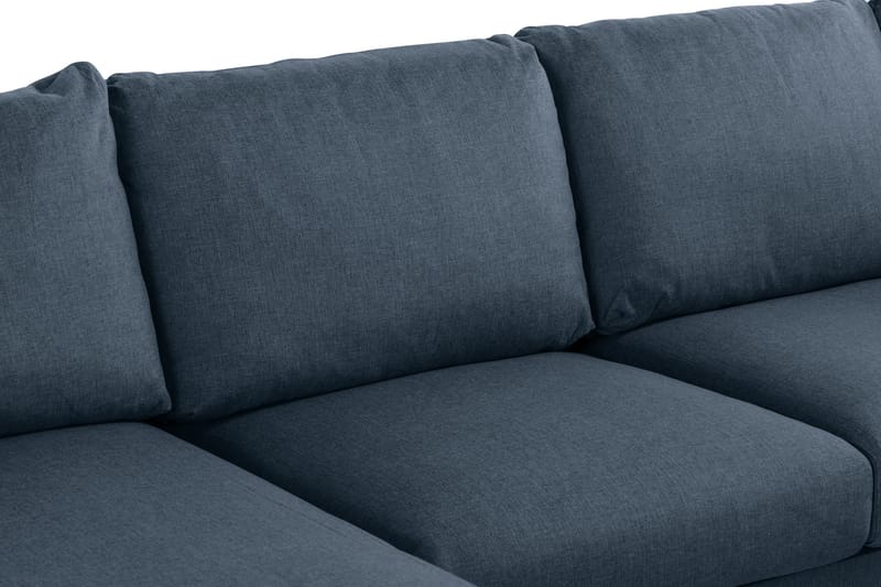 Trend 4-sits Högervänd U-formad Soffa med Divan och Schäslong i Tyg - Blå - Möbler - Vardagsrum - Soffor - U-soffor
